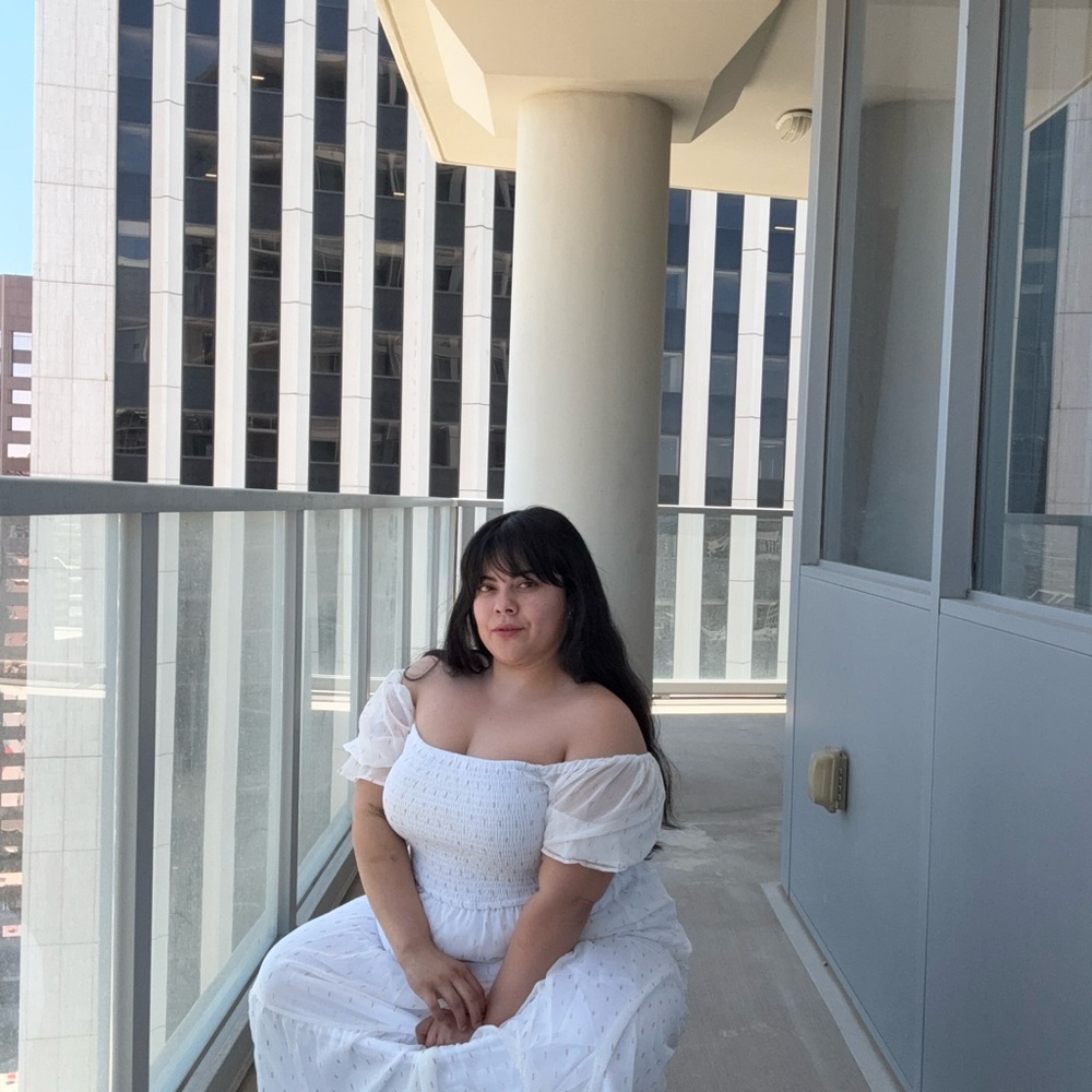 White Off-Shoulder Dress